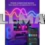 Умная гибкая неоновая лента 5 м RGB управления с телефона и пульта